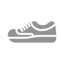shoe, sports Black icon