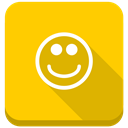 positive, smile, happy, Emoticon, smiley, Sunny, happy smile, Emotion Gold icon