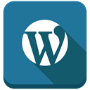 blog engine, Wordpress, blog DarkCyan icon