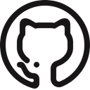 mark, Github, Fork, octocat Black icon