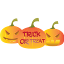 trick or treat, scary, halloween, trick, treat Black icon