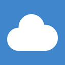 Cloud, Cloudapp, Fast, exchange, web service, files SteelBlue icon