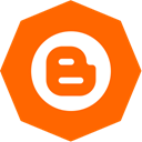 octagon, blogger OrangeRed icon