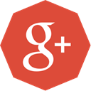 Googleplus, octagon Chocolate icon