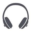 Audio, player, sound, Headphones, Multimedia, Note, audioguide, speaker, media, music, volume, Guide Black icon