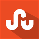 Shadow, set, Social, Stumbleupon, media Chocolate icon