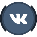 vkontakte, Social DarkSlateBlue icon