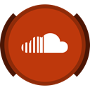 Social, Soundcloud Firebrick icon