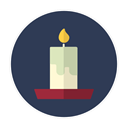 Candle DarkSlateGray icon