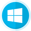mircrosoft, Computers, windows logo, windows, windows 8 DeepSkyBlue icon