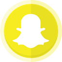 Snapchat, snapchat logo, Conversation, messaging app Gold icon
