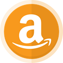 Buy online, online store, Amazon, amazon logo, sell online Goldenrod icon