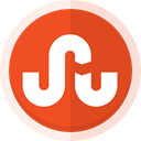 social media, sharing, stumbleupon logo, Stumbleupon OrangeRed icon