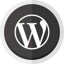 wordpress logo, Wordpress, Online blogging DarkSlateGray icon