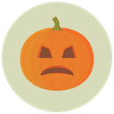 halloween, pumpkin LightGray icon
