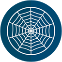 spider, web, halloween DarkSlateGray icon