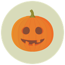 pumpkin, Goofy, halloween LightGray icon