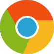 Browser, Flat-icons, chrome, web-browser YellowGreen icon