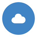 Cloud SteelBlue icon