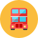 Bus SandyBrown icon