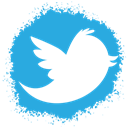 Spray, set, twitter, Social, colour, media DodgerBlue icon