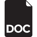 File, Doc Black icon