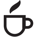 cup, line Black icon