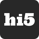 Hi 5, Hi5 DarkSlateGray icon