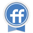 Friendfeed, Social SteelBlue icon