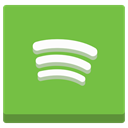 play, volume, sound, media, player, Audio, music, Spotify YellowGreen icon