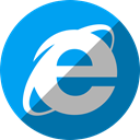 Explorer, internet DeepSkyBlue icon