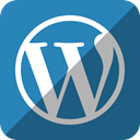 press, word, Wordpress SteelBlue icon