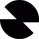 piece, Logo, Circle, graph, Broken Black icon