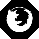 Browser, Firefox Black icon