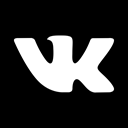 vkontakte Black icon
