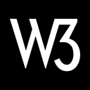 w3cw3 Black icon