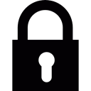 padlock, Lock, password, restricted, Closed Black icon