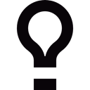 Idea, Creativity, light, Light bulb, Tools And Utensils Black icon