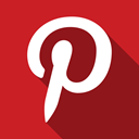 Social, pinterest Firebrick icon