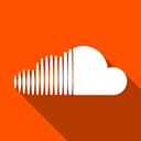 Social, Soundcloud OrangeRed icon