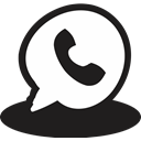 Reciever, Communication, Message, telephone, Call, handrawn, phone Black icon