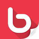 Bebo, Communication, webicon, web, Grid, Social, Photographs Crimson icon