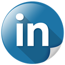 internet, network, Connection, Communication, Linkedin SteelBlue icon