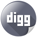 media, Logo, Message, internet, Digg, Communication DimGray icon