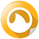 Grooveshark, website, search, view Goldenrod icon