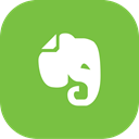 Text, Note, Evernote YellowGreen icon