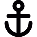marine, naval, Attach, Tools And Utensils, Anchor, Boat, Fix Black icon