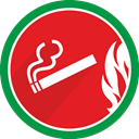 Smoke, smoking, Cigarette, fire, tobacco, Cigar Crimson icon
