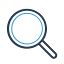 search, zoom, Find, research, Explore, Magnifier, magnifying Black icon