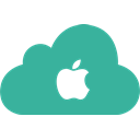 mac, Cloud, Apple, Social, ios LightSeaGreen icon